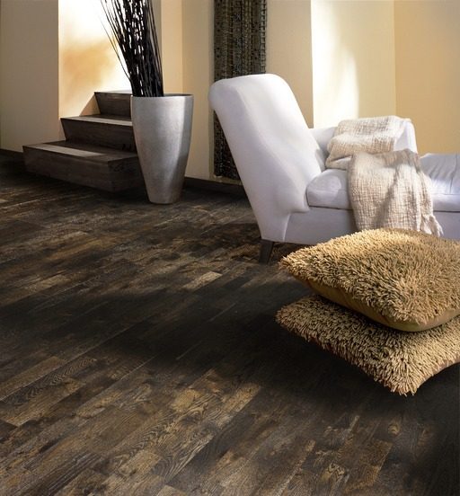 Kahrs Soil Oak Engineered Wood Flooring, Smoked, Oiled, 200x3.5x15mm